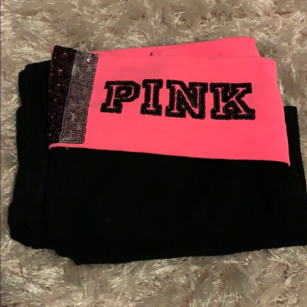 Pink yoga pants!